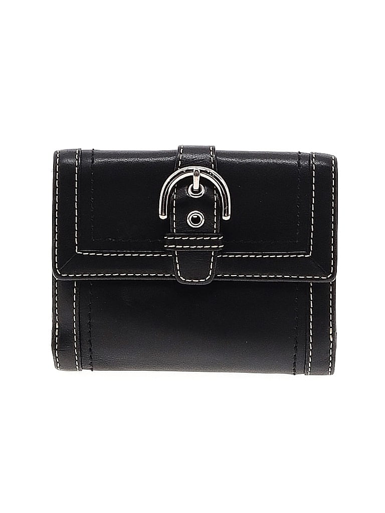 Coach 100% Leather Black Leather Wallet One size - photo 1