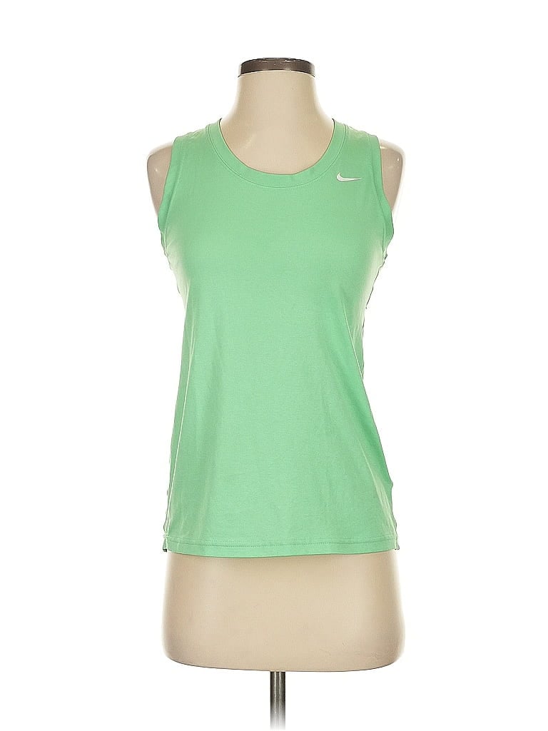 Pre-owned Nike Active Tank Top In Green