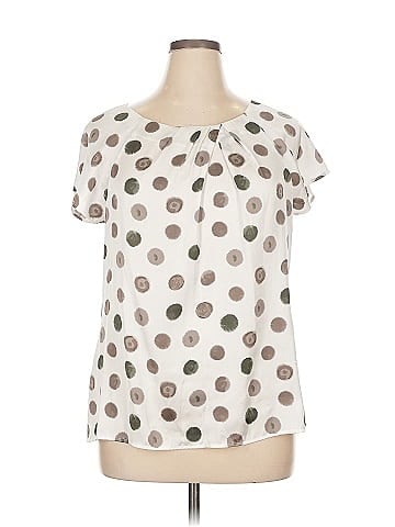 Ann Taylor Short Sleeve Blouse (view 1)