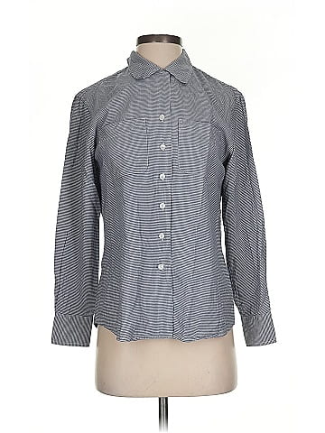 Anne Klein II Long Sleeve Silk Top (view 1)