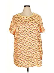 Woman Within Short Sleeve Blouse