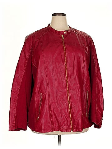 Ashley Stewart Faux Leather Jacket (view 1)