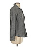 Foxcroft 100% Cotton Houndstooth Gray Long Sleeve Button-Down Shirt Size S - photo 4