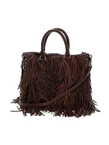 Prada Leather Nappa Fringe Shopping Tote Noce (view 1)