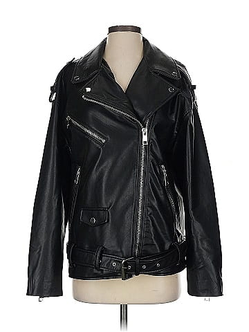 Zara Faux Leather Jacket (view 1)