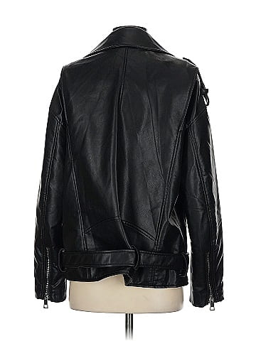 Zara Faux Leather Jacket (view 2)