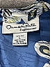 Oscar De La Renta Expressions 100% Silk Blue Short Sleeve Silk Top Size L - photo 4