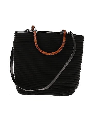 Gucci Vintage Bamboo Handle Canvas Satchel (view 1)