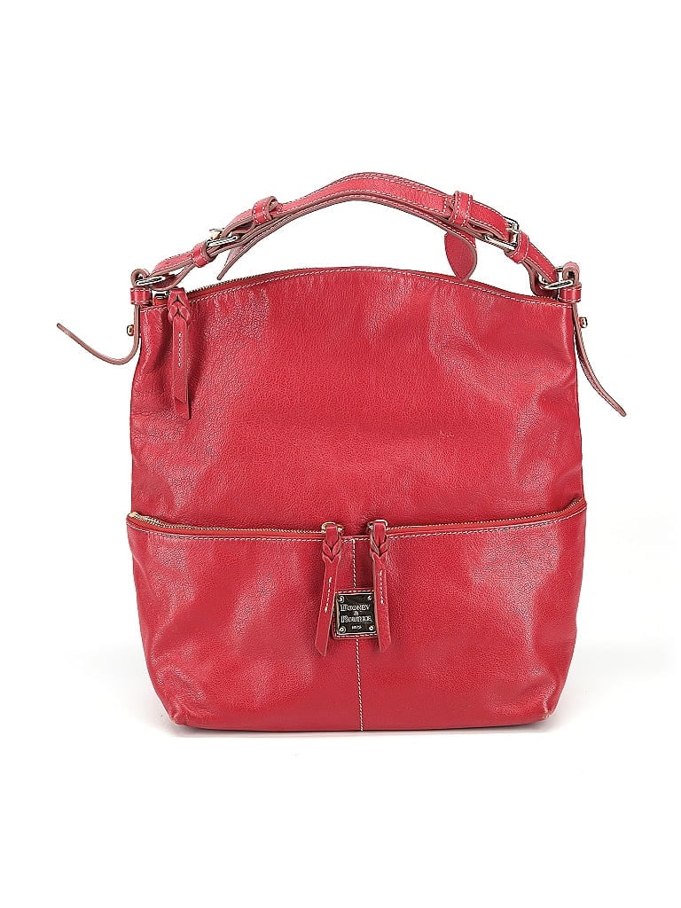 Dooney & Bourke 100% Leather Red Leather Shoulder Bag One size - photo 1