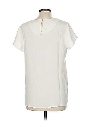 Cuyana Short Sleeve Silk Top (view 2)