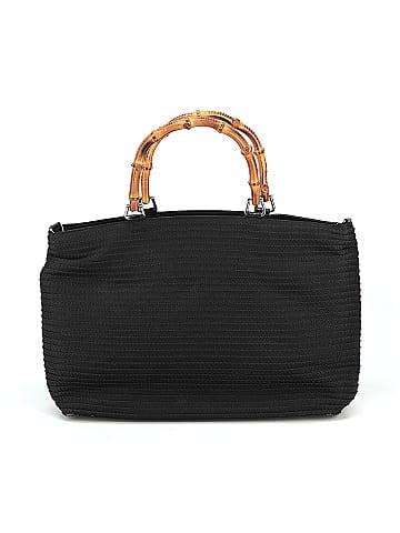 Gucci Vintage Bamboo Handle Cloth Satchel (view 1)