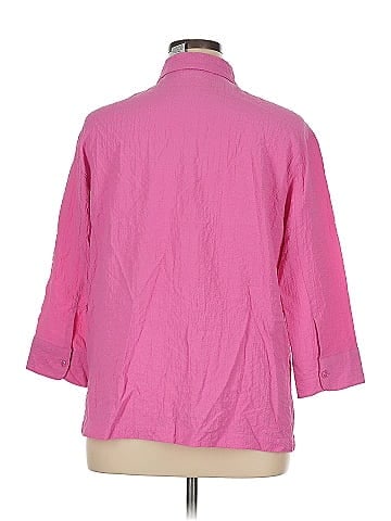White Stag 3/4 Sleeve Button-Down Shirt (view 2)