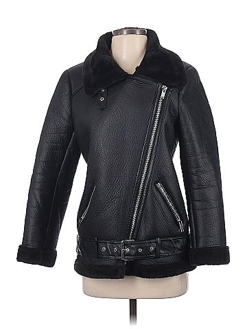 Zara Faux Leather Jacket (view 1)