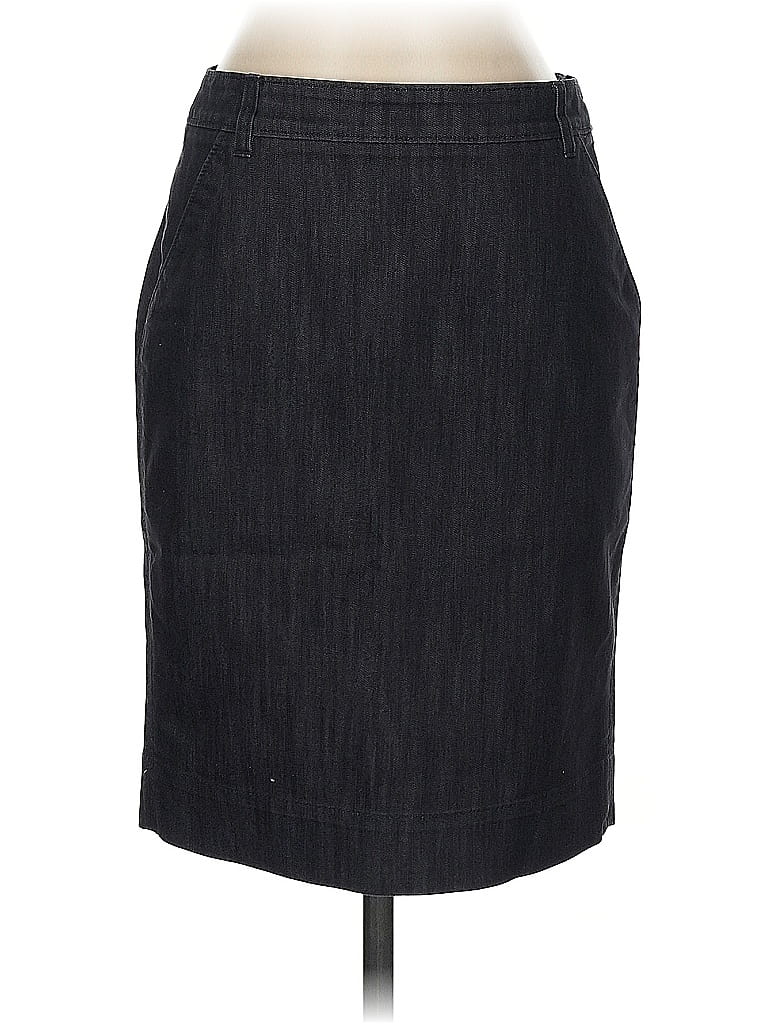 Pre-owned Lilly Pulitzer Denim Skirt In Black