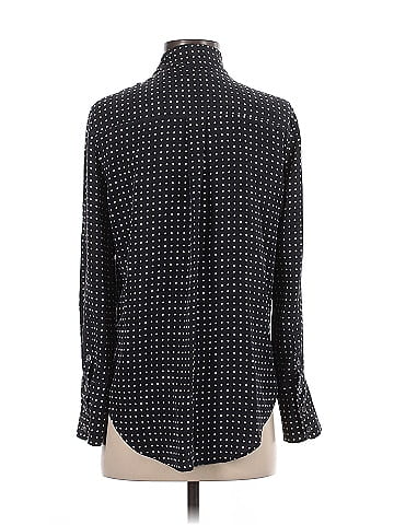 Equipment Long Sleeve Silk Top (view 2)