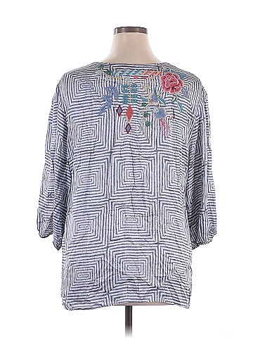Johnny Was 3/4 Sleeve Blouse (view 2)