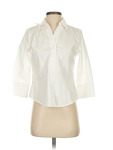 Foxcroft 3/4 Sleeve Button-Down Shirt (view 1)