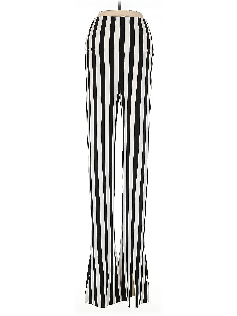 Norma Kamali Stripes Black Casual Pants Size S - photo 1