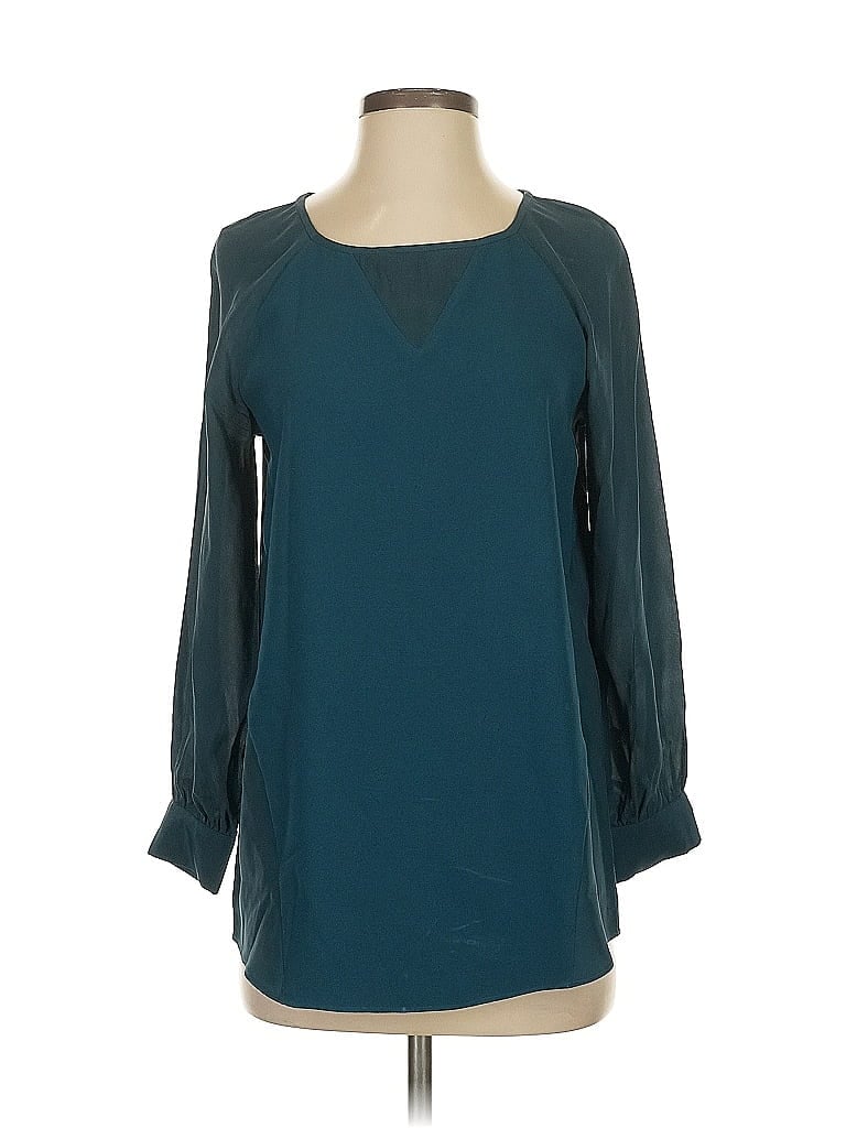 Click to view more detailed imagery on our partner's website Pre-owned Marie Oliver Long Sleeve Blouse In Blue
