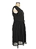 Studio Y Solid Black Casual Dress Size M - photo 3