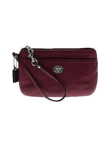 Coach Factory Leather Wristlet (view 1)