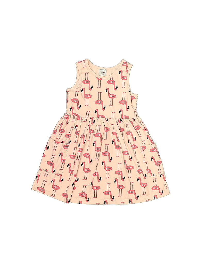 Hanna Andersson Hearts Pink Dress Size 6 (big kids) - photo 1