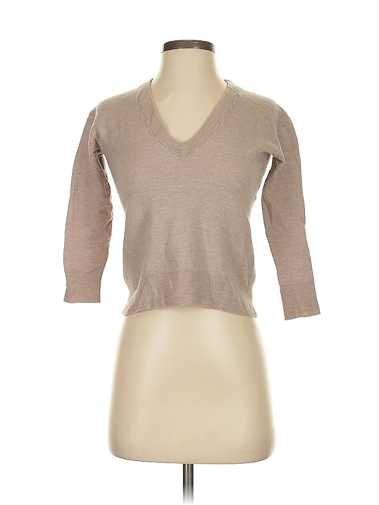 Pre-owned Babaton Wool Sweater In Brown