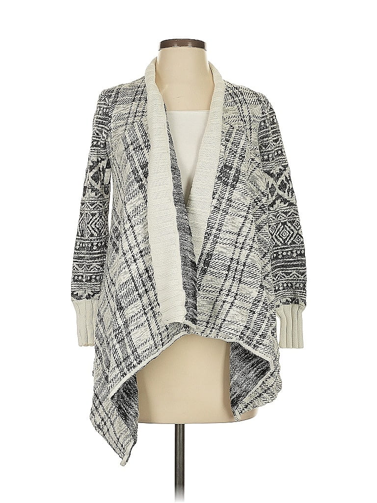 Tiny Plaid Gray Cardigan Size XS - photo 1