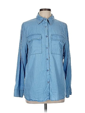 MOTF Long Sleeve Button-Down Shirt (view 1)
