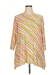 Jm Collection 3/4 Sleeve Top