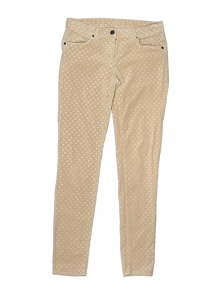 Pre-owned Crewcuts Kids' Khaki Pant In Gold