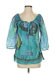 Hale Bob 3/4 Sleeve Blouse