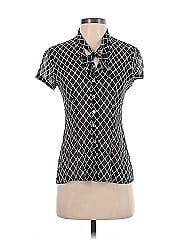 Express Design Studio Short Sleeve Silk Top
