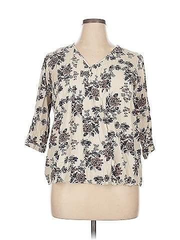 Fun2Fun 3/4 Sleeve Blouse (view 1)