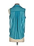 Speechless 100% Polyester Teal Sleeveless Blouse Size XS - photo 2
