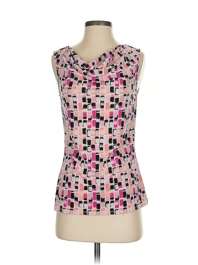 Pre-owned Tahari By Asl Sleeveless Blouse In Pink