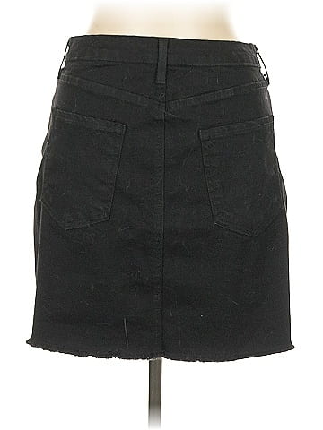 Just Black Denim Skirt (view 2)