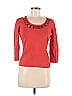 Joseph A. Red 3/4 Sleeve Top Size L - photo 1