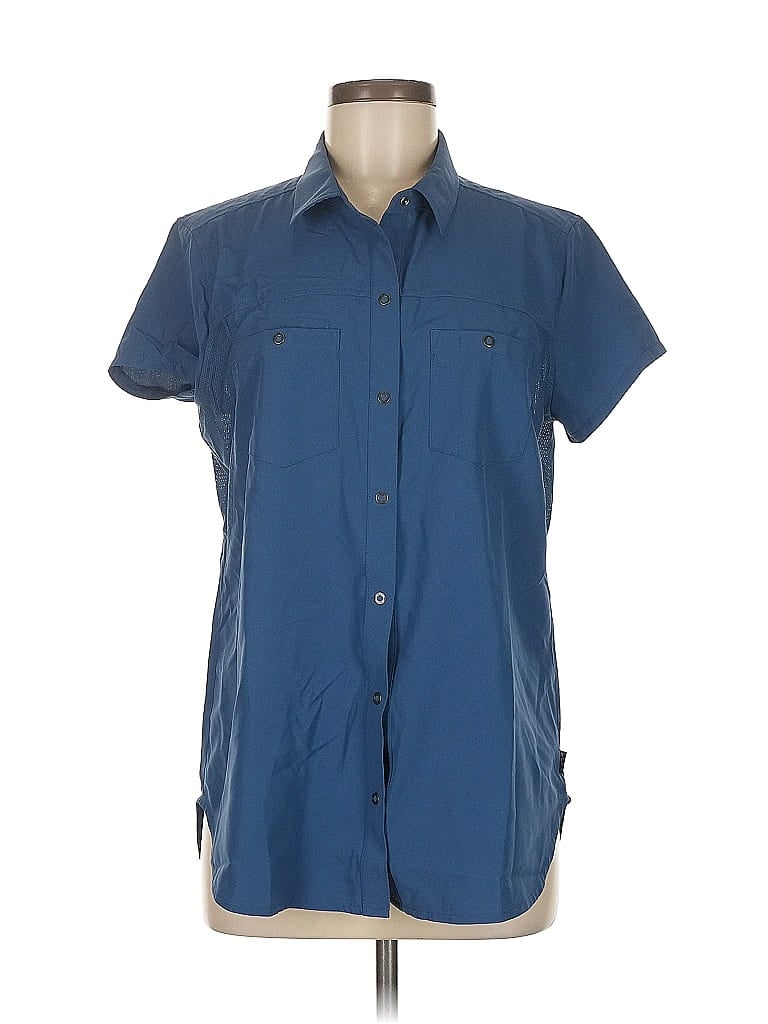 5.11 Tactical Series 100% Polyester Blue Short Sleeve Blouse Size M - photo 1
