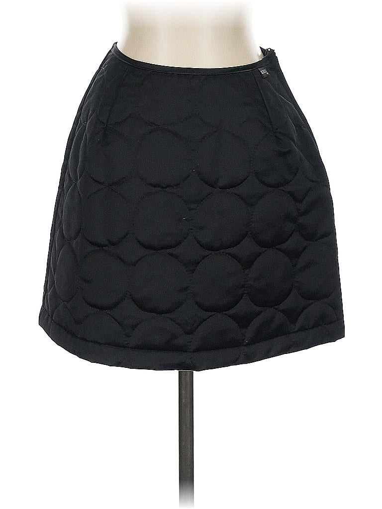 Guess Jeans 100% Nylon Solid Black Casual Skirt Size 24 waist - photo 1