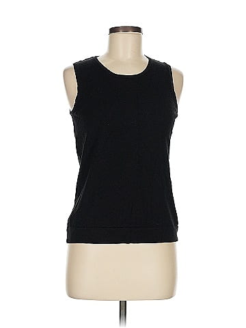 August Silk Sleeveless T-Shirt (view 1)