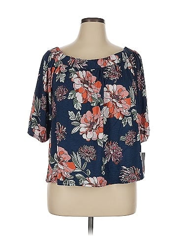 Loveappella 3/4 Sleeve Blouse (view 1)