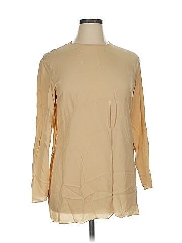 Emanuel Emanuel Ungaro Long Sleeve Silk Top (view 1)