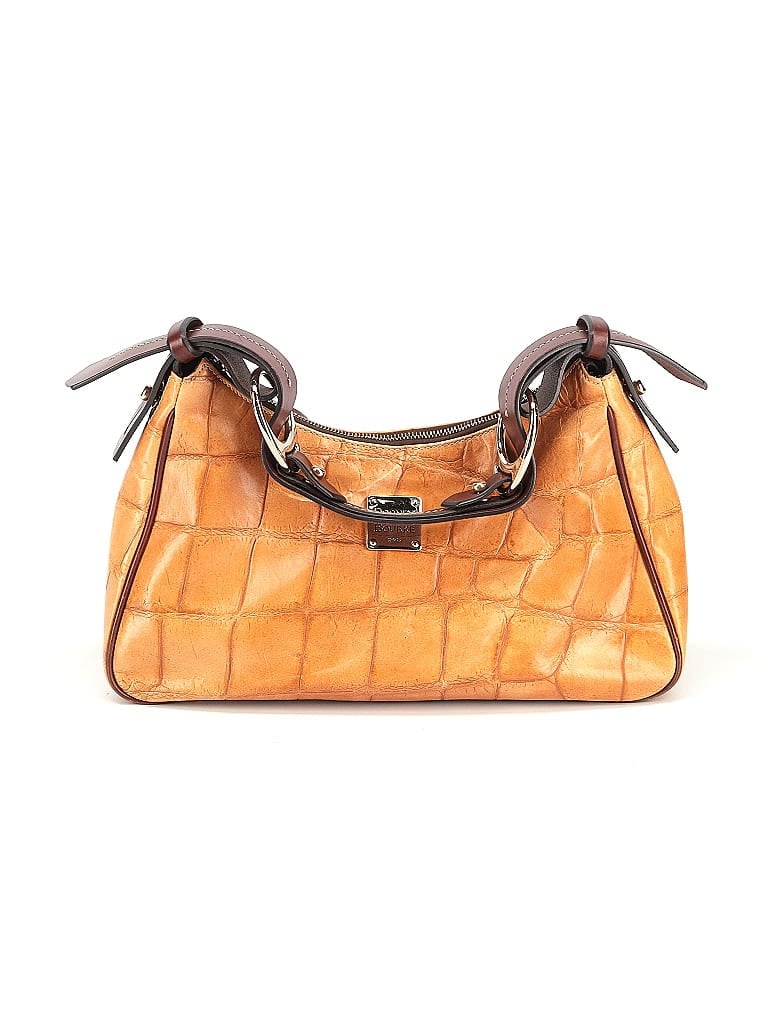 Dooney & Bourke 100% Leather Orange Tan Leather Shoulder Bag One size - photo 1