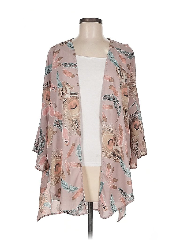 Pre-owned Peach Love Kimono In Pink