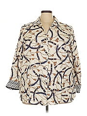 Foxcroft 3/4 Sleeve Button Down Shirt