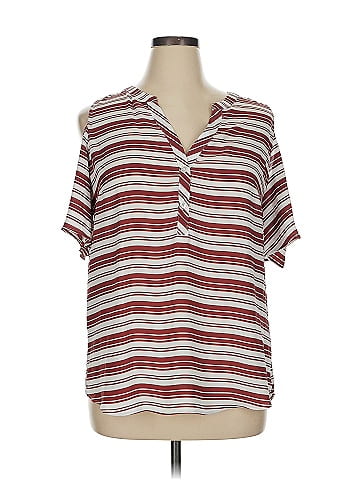 Soho JEANS NEW YORK & COMPANY Short Sleeve Blouse (view 1)