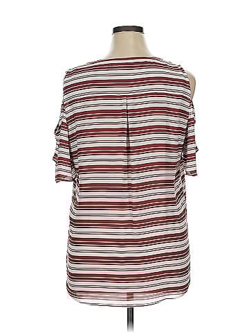 Soho JEANS NEW YORK & COMPANY Short Sleeve Blouse (view 2)