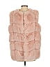 Unbranded 100% Spandex Pink Faux Fur Vest Size S - photo 1