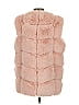 Unbranded 100% Spandex Pink Faux Fur Vest Size S - photo 2